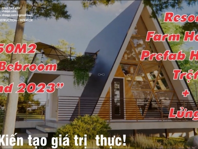 Kiến Trúc ArchQA  mời quý vị cùng tham khảo thiết kế Nhà vườn nghỉ dưỡng đẹp và hiện đại.   Với kết cấu thép và vật liệu lắp ghép có sẵn trên thị trường.  Thời gian thi công nhanh gọn, dễ di chuyển - thay đổi vị trí mà lại hiệu quả sử dựng cao: Bền, Đẹp v