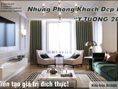 Kiến Trúc ArchQA mời quý vị cùng xem Những phòng khách đẹp nhất năm 2023. Kiến trúc ArchQA chuyên thiết kế Biệt thự, Villa, Nhà phố, ... và thiết kế Nội thất. Với những ý tưởng mới, cách nhìn trẻ trung và hiện đại nhưng cũng rất sang trọng - cao cấp. 