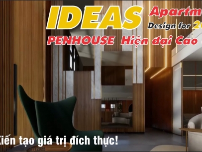 Căn hộ Penhouse Trắng Nâu 2023 | Thiết kế căn hộ Penhouse | Thiết kế Nội thất | Thiết kế Penhouse
