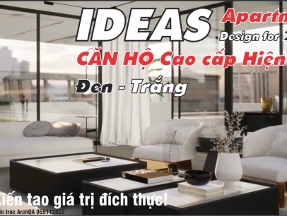 Căn hộ Cao cấp Hiện đại Đen Trắng 2023 | Thiết kế căn hộ Cao cấp | Thiết kế Nội thất | Nội thất đẹp