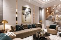 Phòng khách sang trọng đẳng cấp
