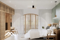 Phòng ngủ đơn giản tinh tế dành cho cho nhà phố 2023