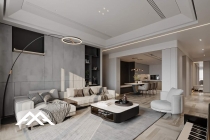 Nội thất căn hộ Tân cổ điển 3 Phòng Ngủ