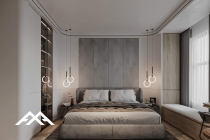 Nội thất căn hộ Tân cổ điển 3 Phòng Ngủ