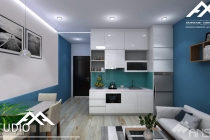 Phối cảnh nội thất căn hộ cao cấp