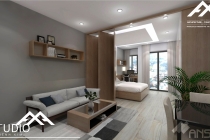 Phối cảnh nội thất căn hộ cao cấp
