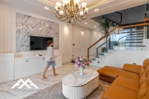 Kiến trúc nhà phố 5m×20m Tân cổ