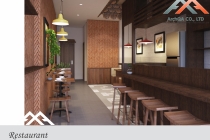 Phối cảnh nội thất nhà hàng