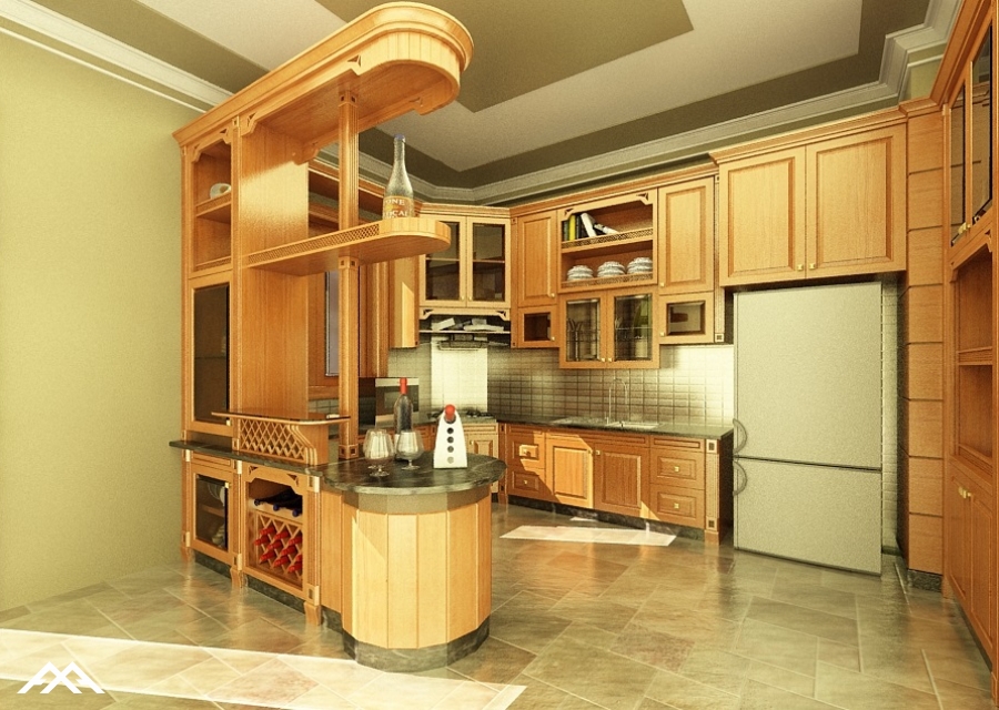 ArchQA Nội thất-Kitchen Mr Thắng q.9