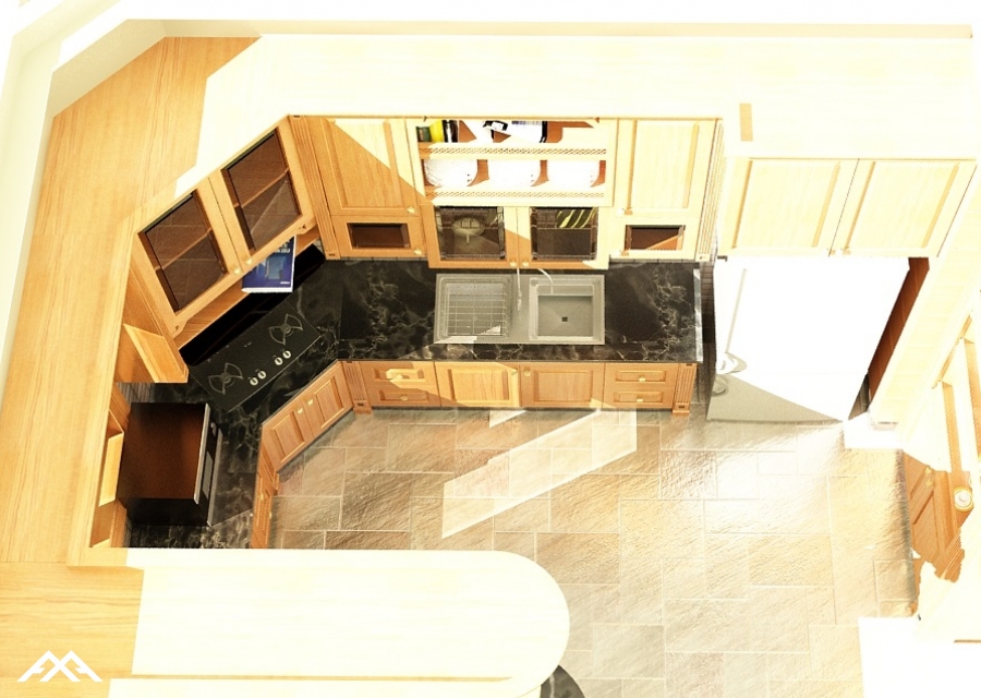 ArchQA Nội thất-Kitchen Mr Thắng q.9