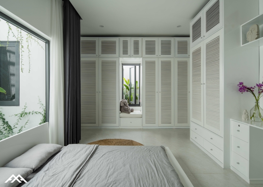 Phòng ngủ lấy sáng - diện tích nhỏ