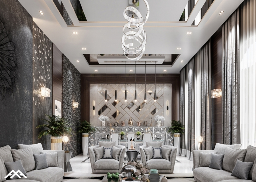 ArchQA modern reception design villa