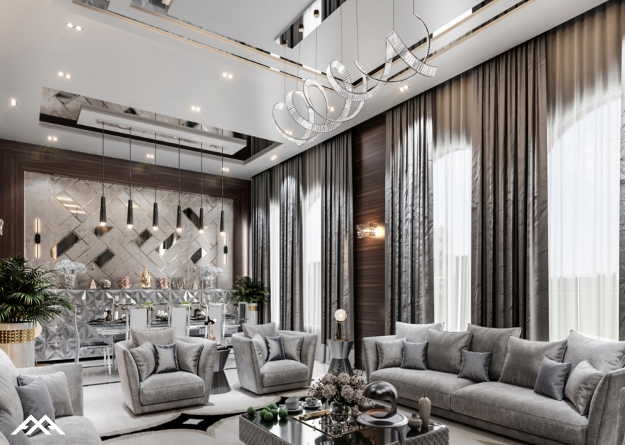 ArchQA modern reception design villa