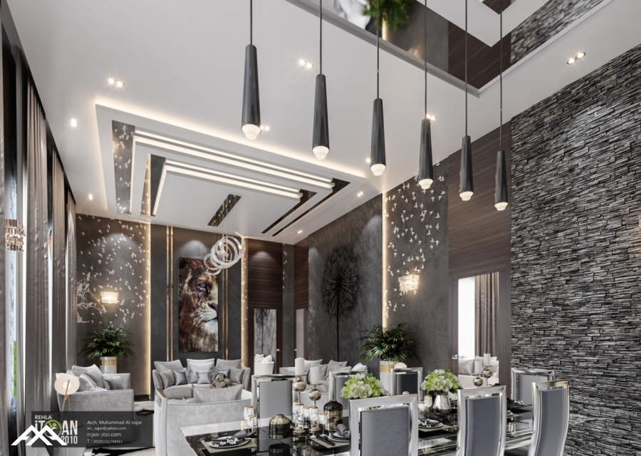 ArchQA modern reception design villa
