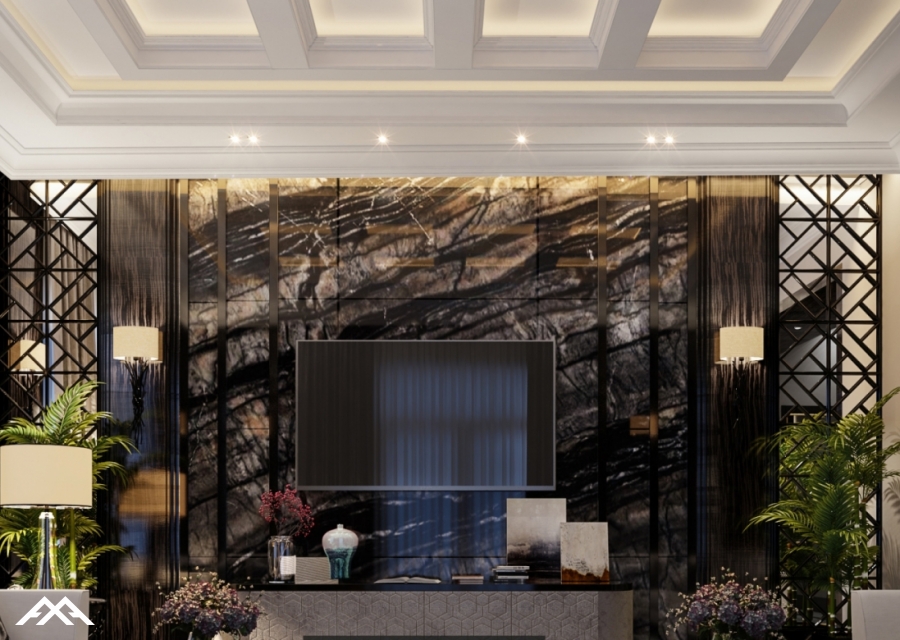 Post modern living room