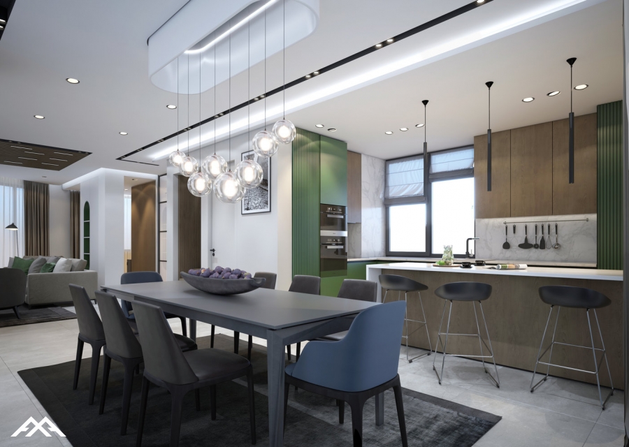 Tủ bếp ArchQA  - Phong cách tối giản