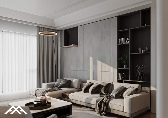 Nội thất căn hộ Tân cổ điển 3 Phòng Ngủ