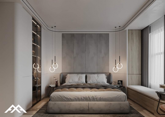 Nội thất căn hộ Tân cổ điển 3 Phòng Ngủ
