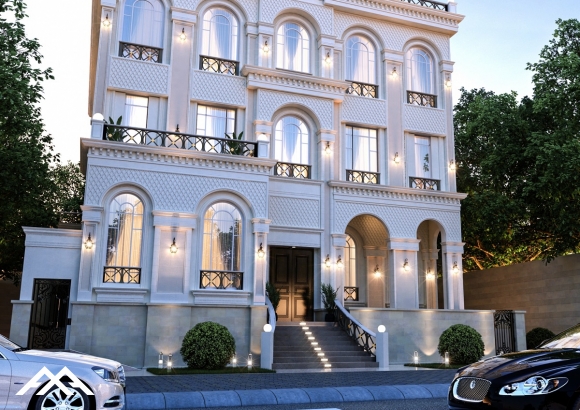 ArchQA classic facade design kuwait 001