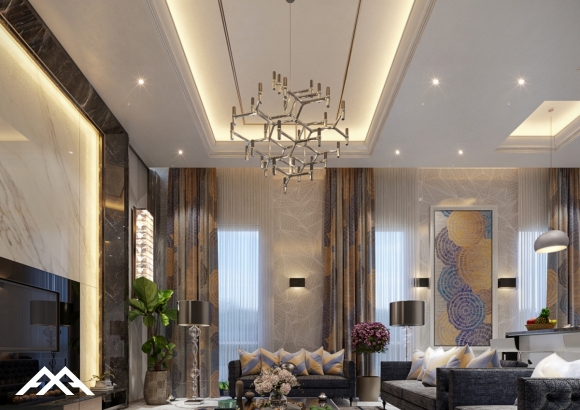 ArchQA modern living room Arch dinning