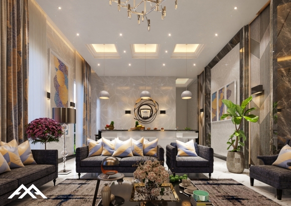 ArchQA modern living room Arch dinning