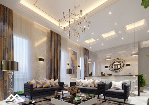 ArchQA modern living room Arch dinning