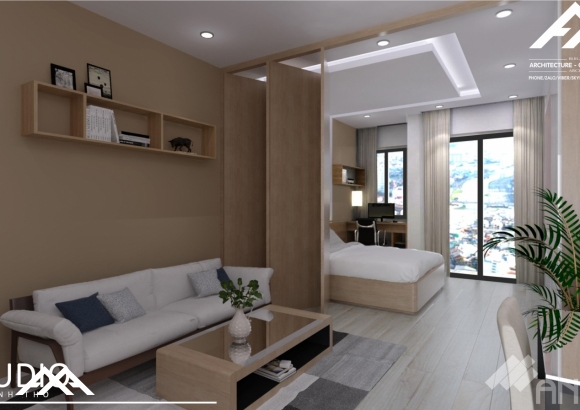 Phối cảnh nội thất căn hộ cao cấp