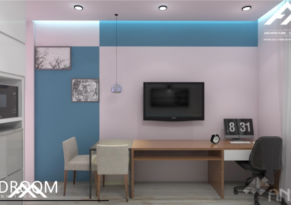 Phối cảnh nội thất căn hộ cao cấp