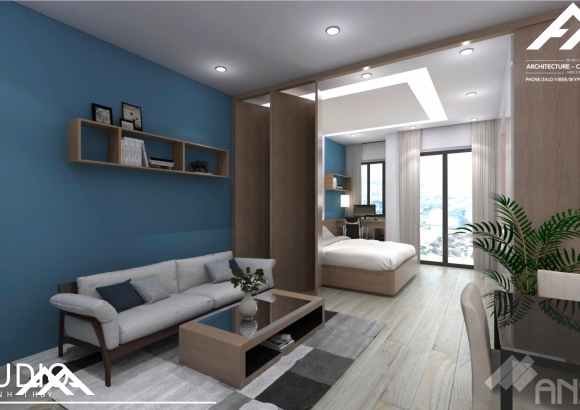Phối cảnh nội thất căn hộ cao cấp