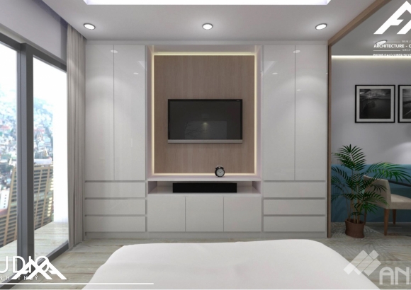 Phối cảnh nội thất căn hộ cao cấp