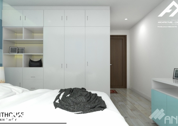 Phối cảnh nội thất căn hộ cao cấp