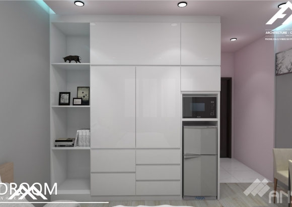 Phối cảnh nội thất căn hộ cao cấp