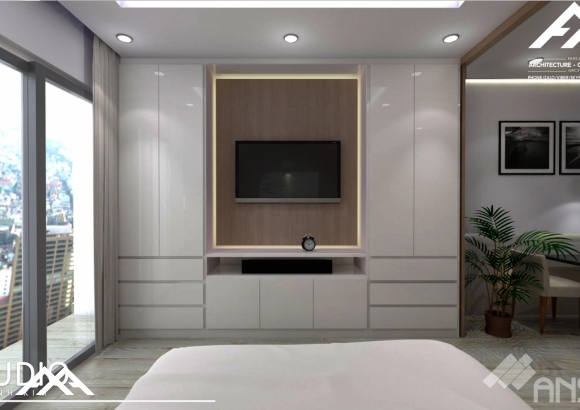 Phối cảnh nội thất căn hộ cao cấp