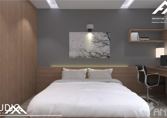 Phối cảnh nội thất căn hộ cao cấp