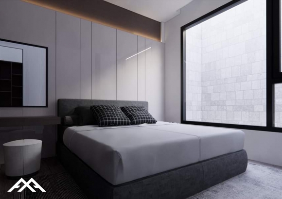 Nhà phố Hiện đại 5m × 18m Trệt + 2 lầu