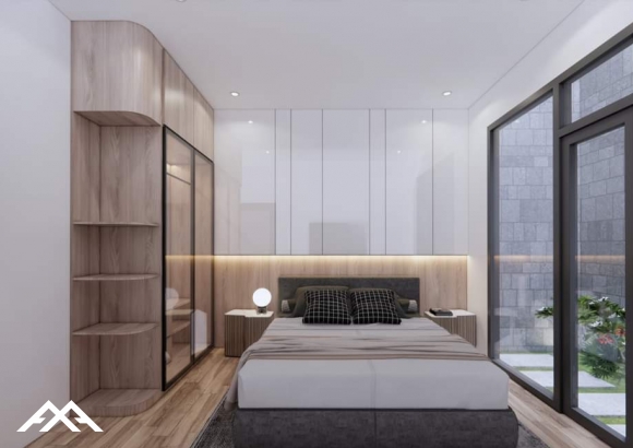 Nhà phố Hiện đại 5m × 18m Trệt + 2 lầu