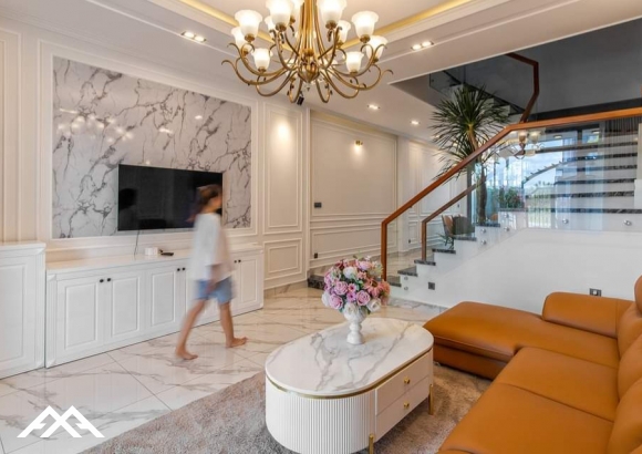 Kiến trúc nhà phố 5m×20m Tân cổ