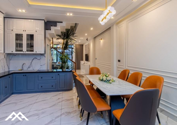 Kiến trúc nhà phố 5m×20m Tân cổ