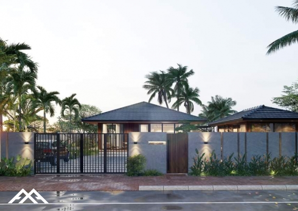 Kiến trúc Nhà vườn (R.20m×D50m)