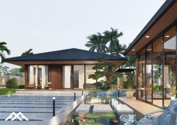 Kiến trúc Nhà vườn (R.20m×D50m)