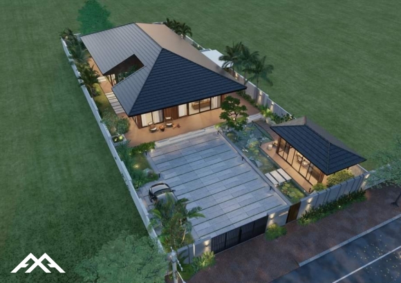 Kiến trúc Nhà vườn (R.20m×D50m)