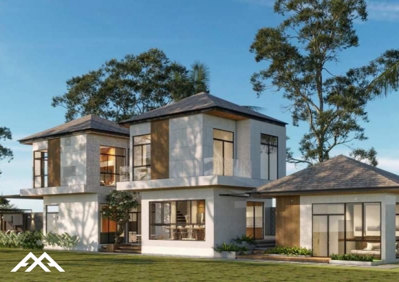 Villa Song lập mái Nhật