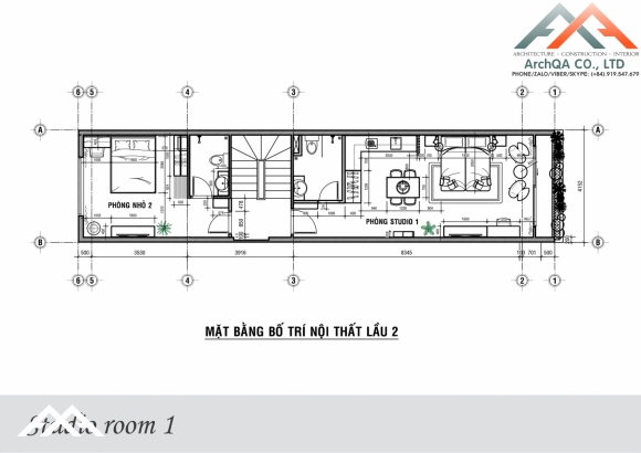 Phối cảnh nội thất nhà hàng